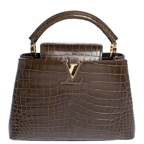 sac capucine louis vuitton|Louis Vuitton capucines crocodile.